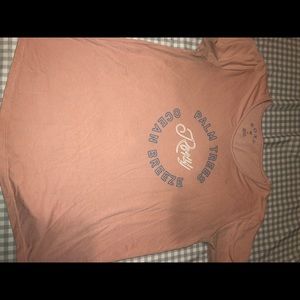 Pink Roxy t-shirt size 14 for juniors or girls